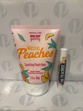 Perfectly Posh 🍑 Peaches Hand Creme + Lip Balm Set